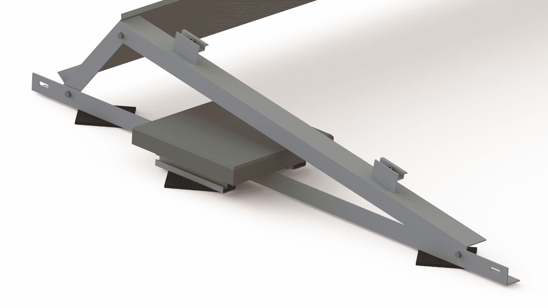 Flat Roof Aerodynamic South System 10° Short fo...
