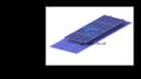 Adjustable Trapezoidal Clamp Metal Roof Mountin...