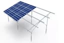 Double-Post Aluminum Ground Mounting System
