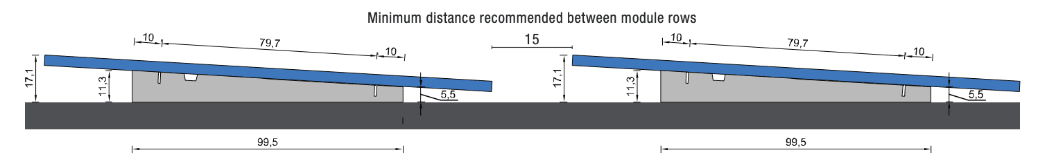 Single-Row Ballast 3°.K