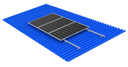 C30 Trapezoidal-Corrugated Sheet Metal Roof Mou...