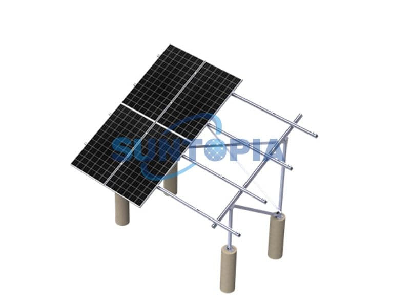 Ground Mounted Mounting System - Concrete Column