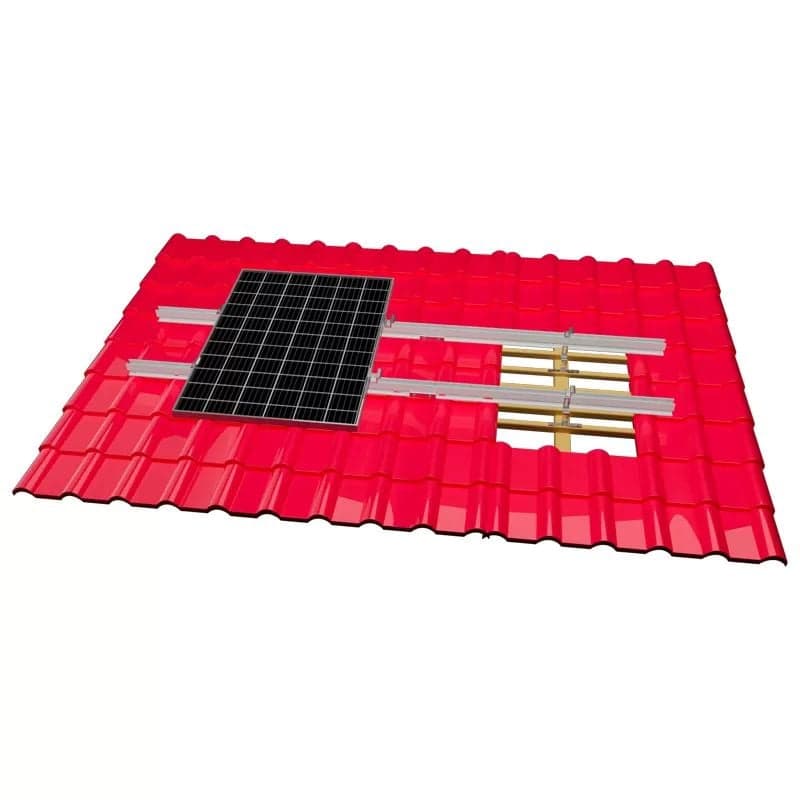 Glazed Tile PV Bracket Mounting System