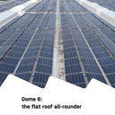 East to West Flat Roof Mount