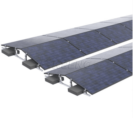 Residential Solar Ballasted Flat Roof Mounting ...
