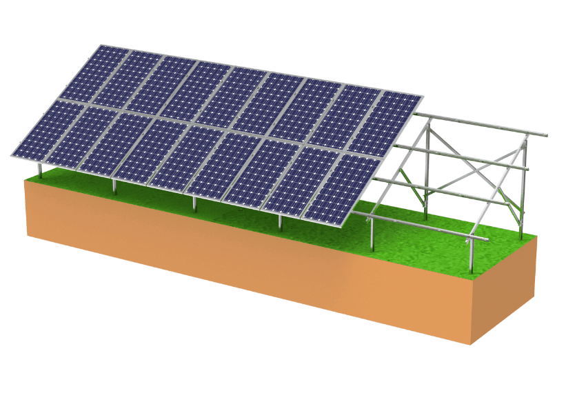 Magnesium Aluminum Zinc Ground Mounting Systems