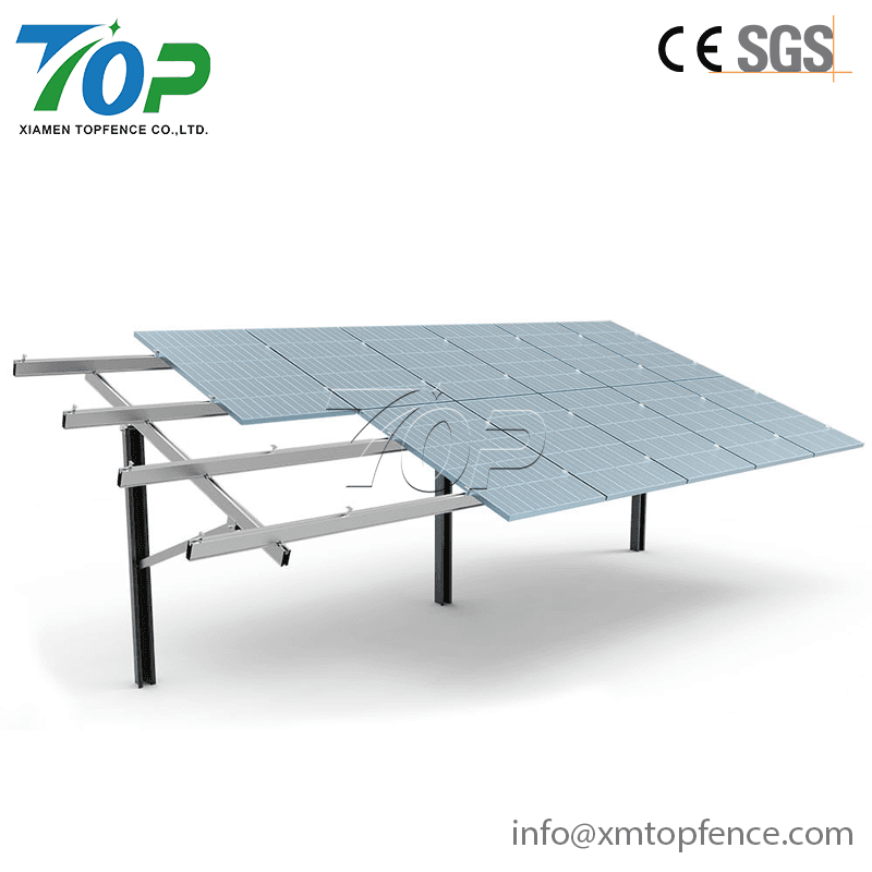 C Steel Pile Solar Ground Mount