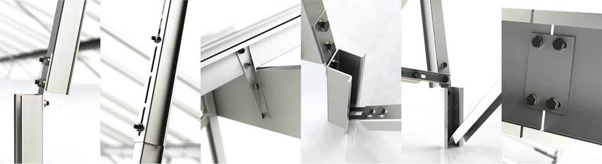 DP15 Dual Pole PV Mounting System