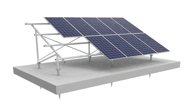 Solar Zn-Al-Mg Steel Ground Mounting