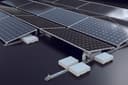 Ballasted Railess Aluminium RCC Rooftop Mountin...