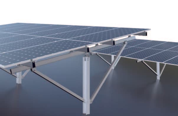 Single Pole Ground Mounting System