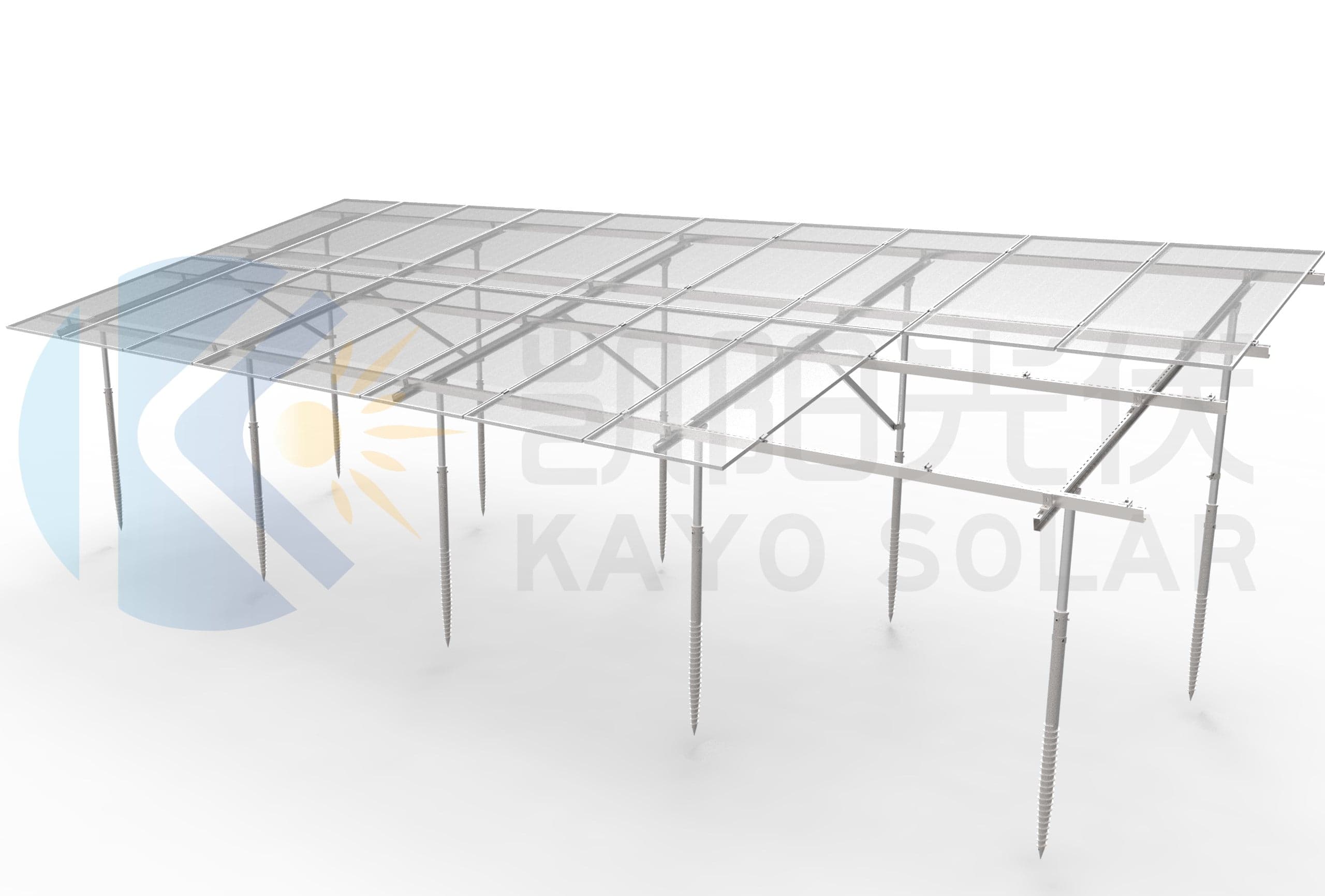 Low Height Single Landscape Mounting Systems