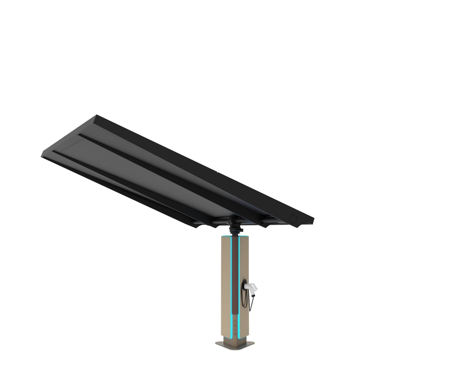 Sun-tracking Solar Carport