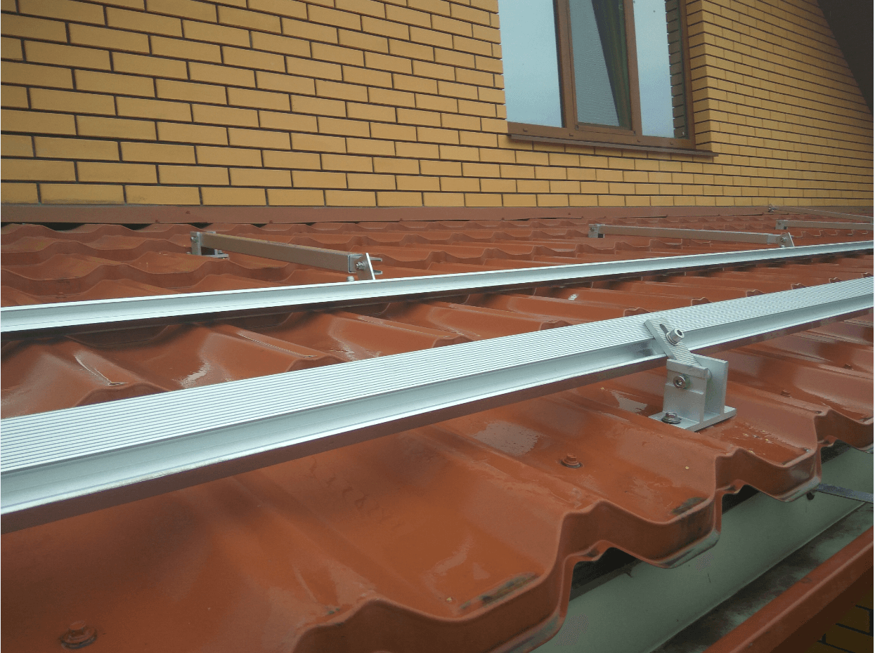 Adjustable Bracket for Pitch Tile Roof Mount