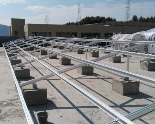 G001 Concrete Base Flat Roof Mounting System