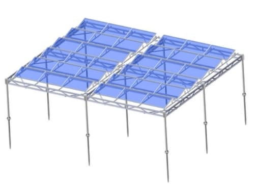 Aluminum Solar Farm Mounting System