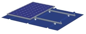 MRac Trapezoidal Metal Roof Clamp Solar PV Moun...