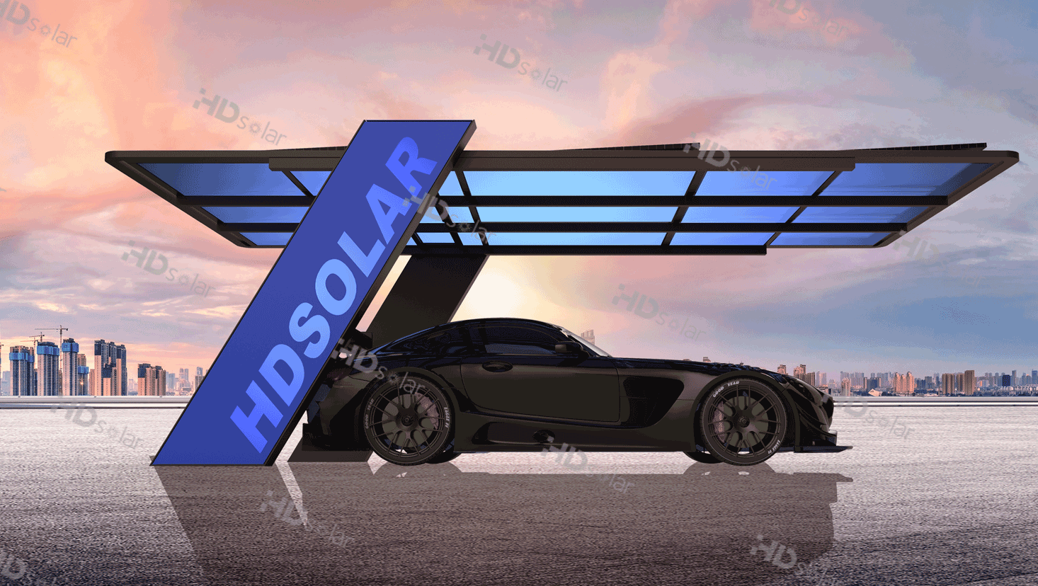 Solar carport