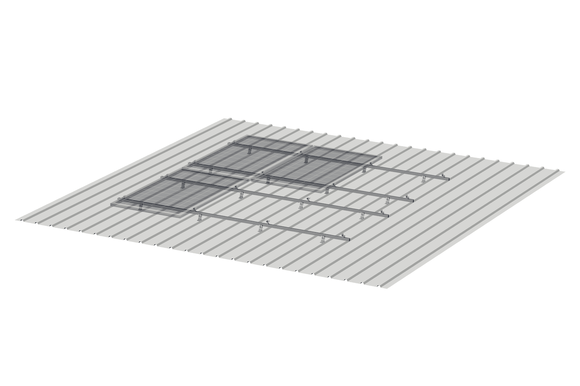 PV-ezRack® SolarRoof™ DT Rail Penetrative