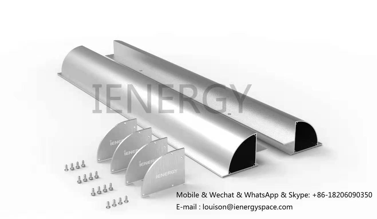 Aluminum Solar Spoiler Mounting Brackets