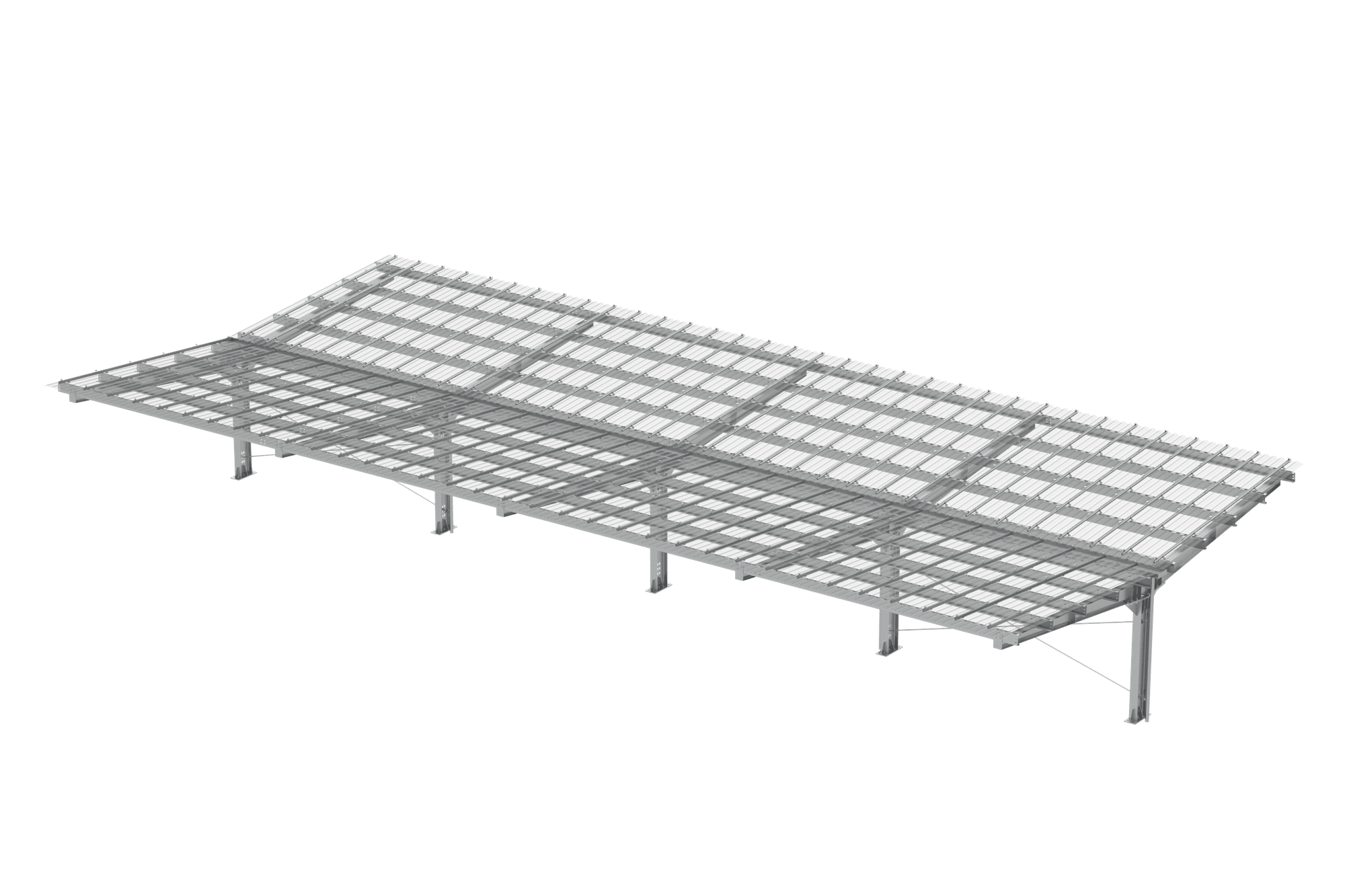 PV-ezRack® ezShade Razor Wings