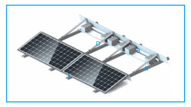 Ballast Concrete Roof Solar Mounting System