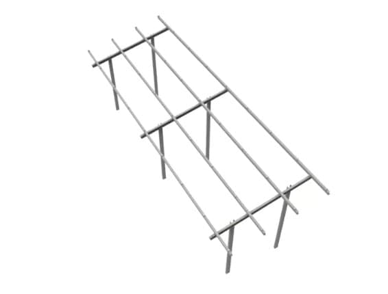 Double-Post Steel Mounting System