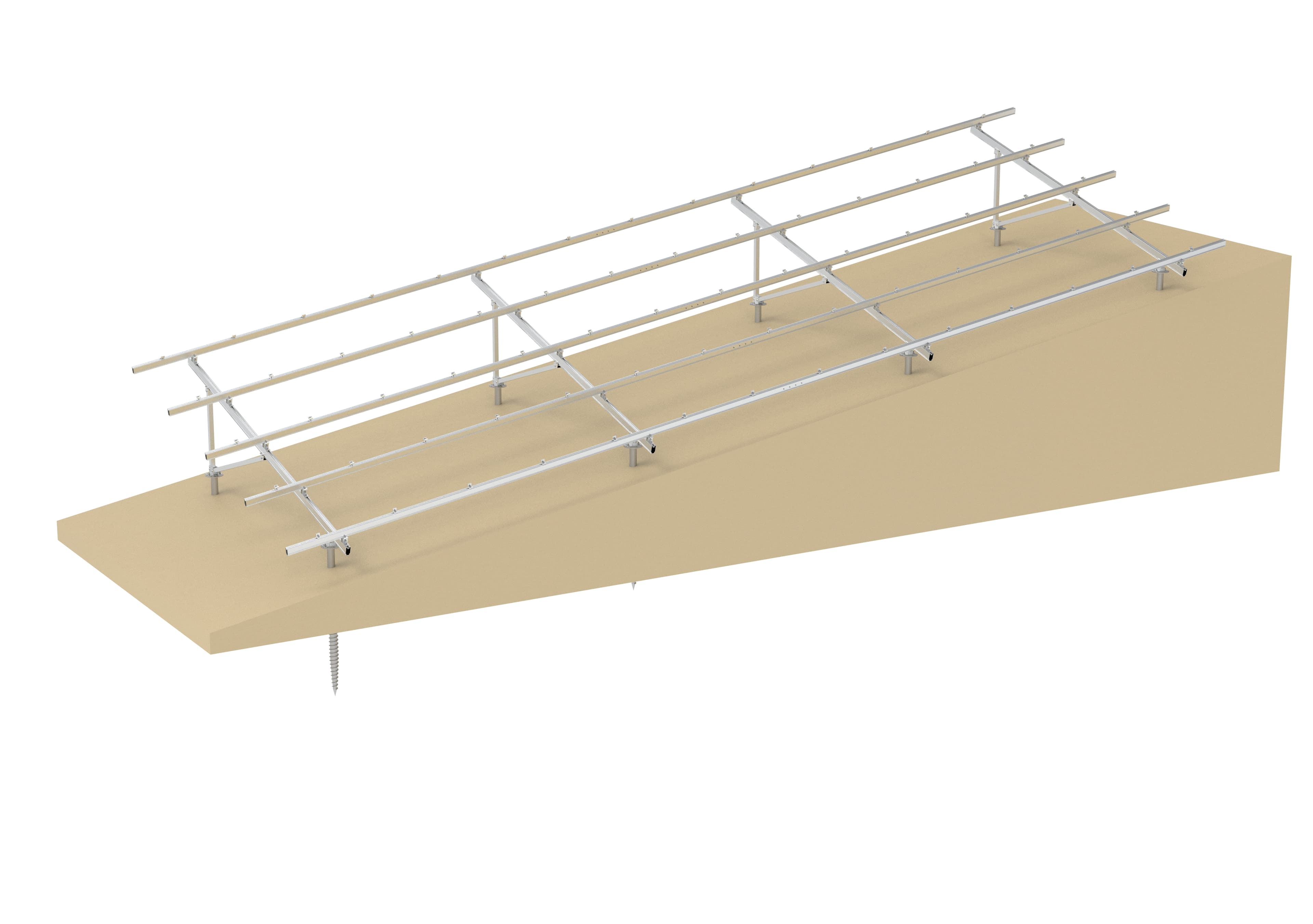 Ground Mounting-East West Adjustable