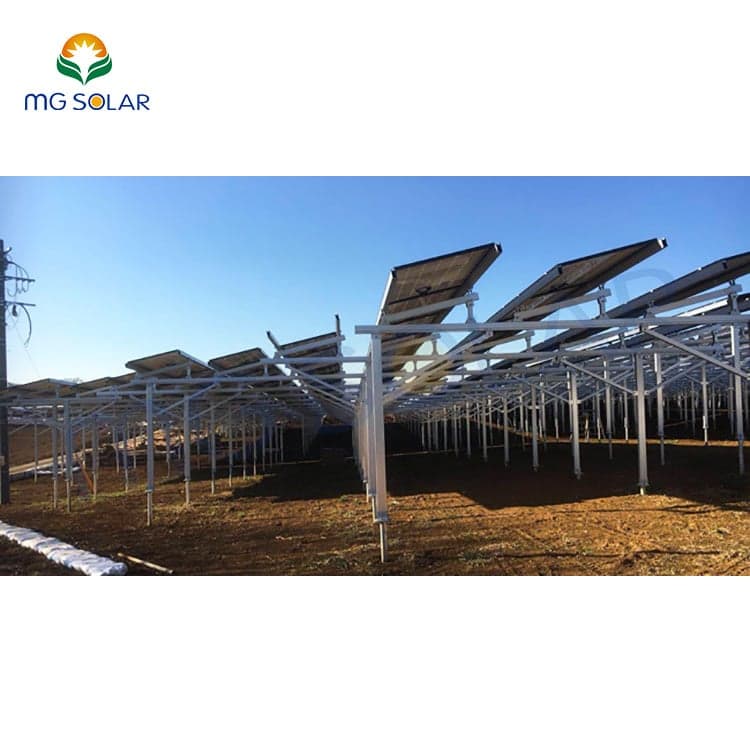 Agricultural Solar Farm Structure System