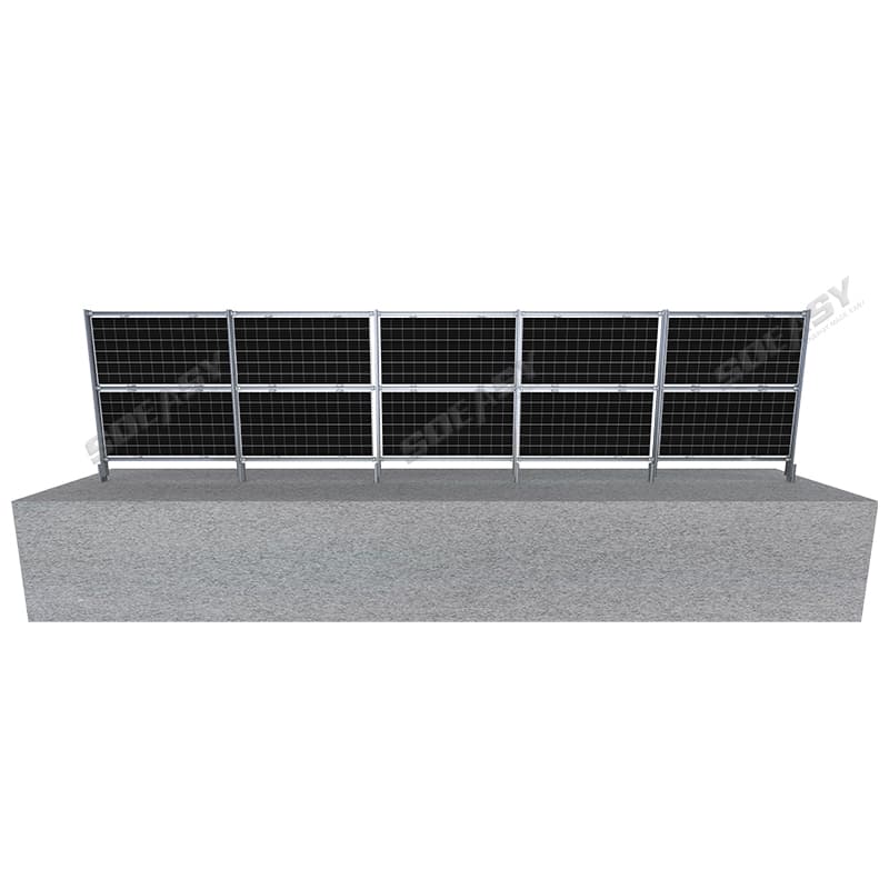 Photovoltaic Vertical Bifacial Fence