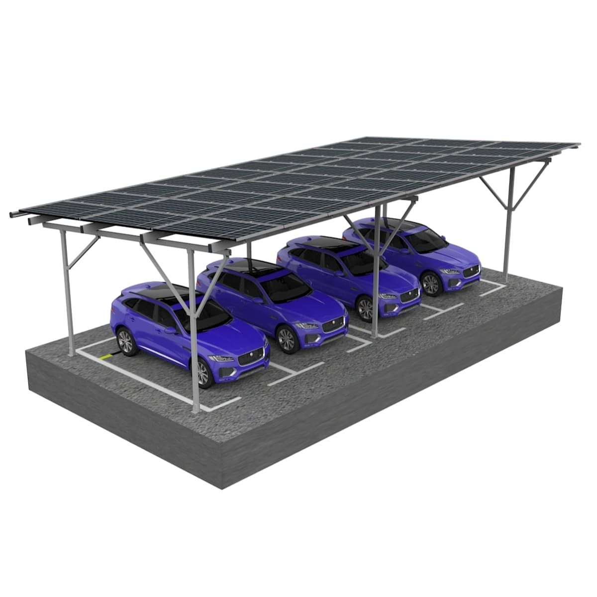 MSC-W Waterproof Solar Carport