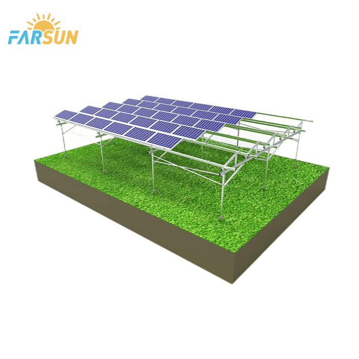 FS Triangular Aluminum Farm Solar Structure Mou...
