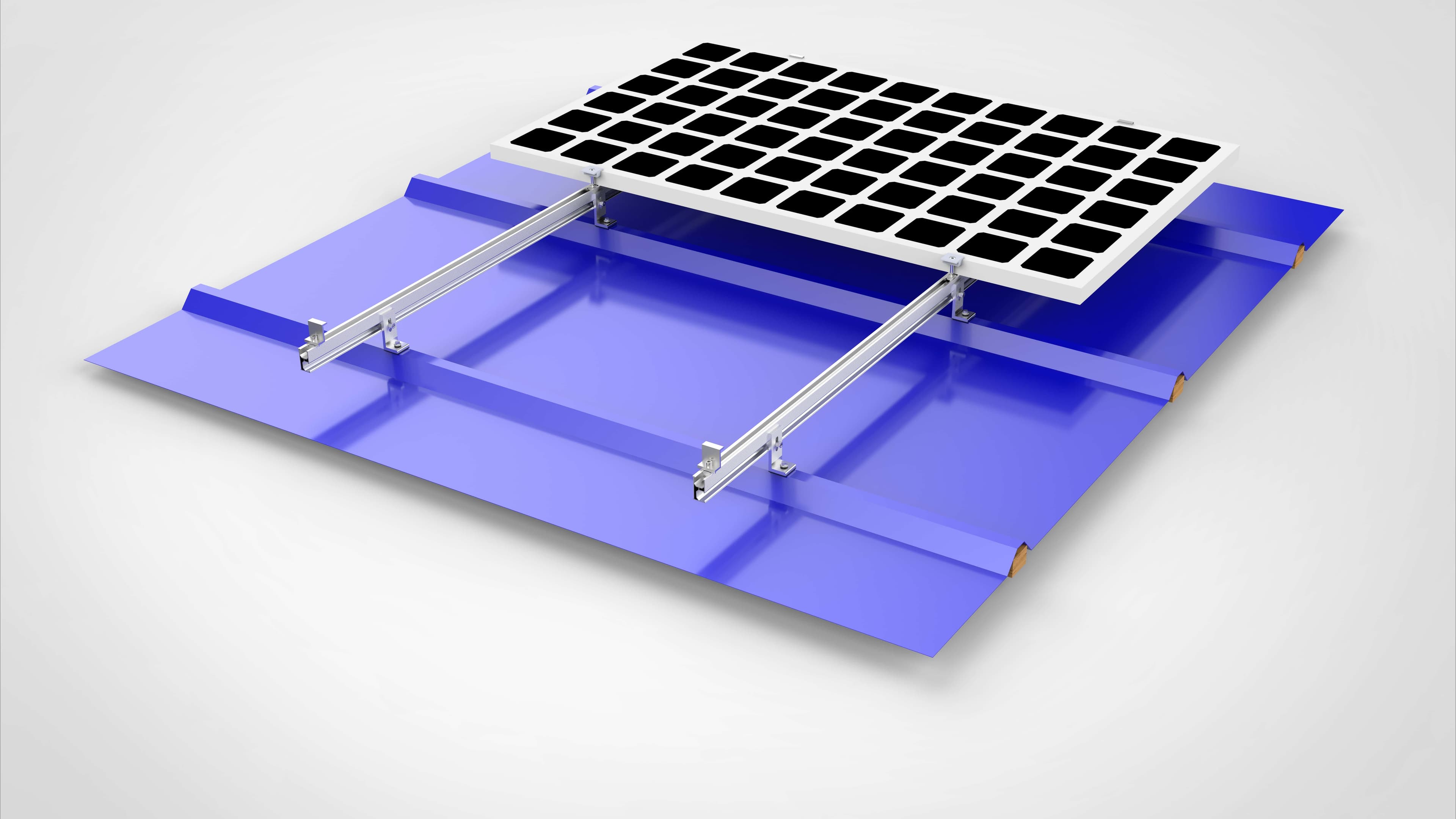 Trapezoidal Tin Roof Solar Mount