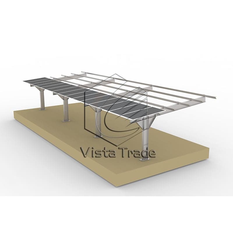 T Type Solar Carport Mounting Brackets