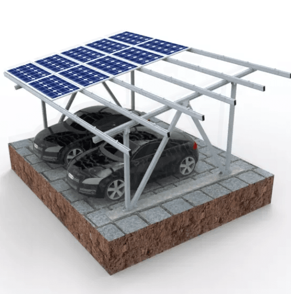 W or N Type Waterproof Solar Carport Mounting S...