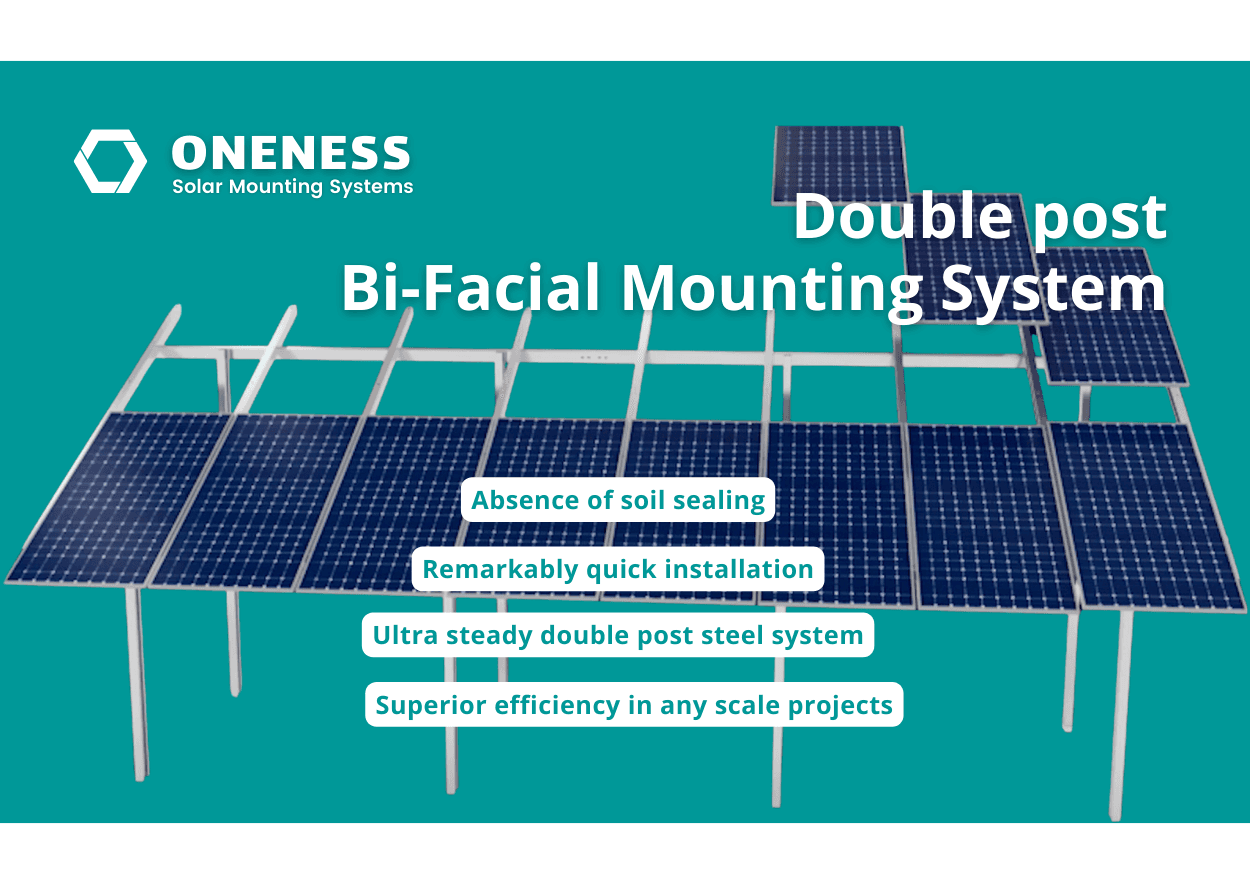Double Post - Bi-Facial Mounting System