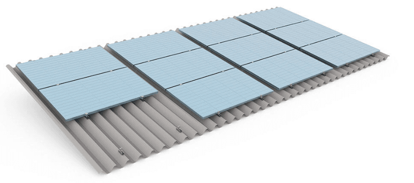 Railless Metal Sheet Mount