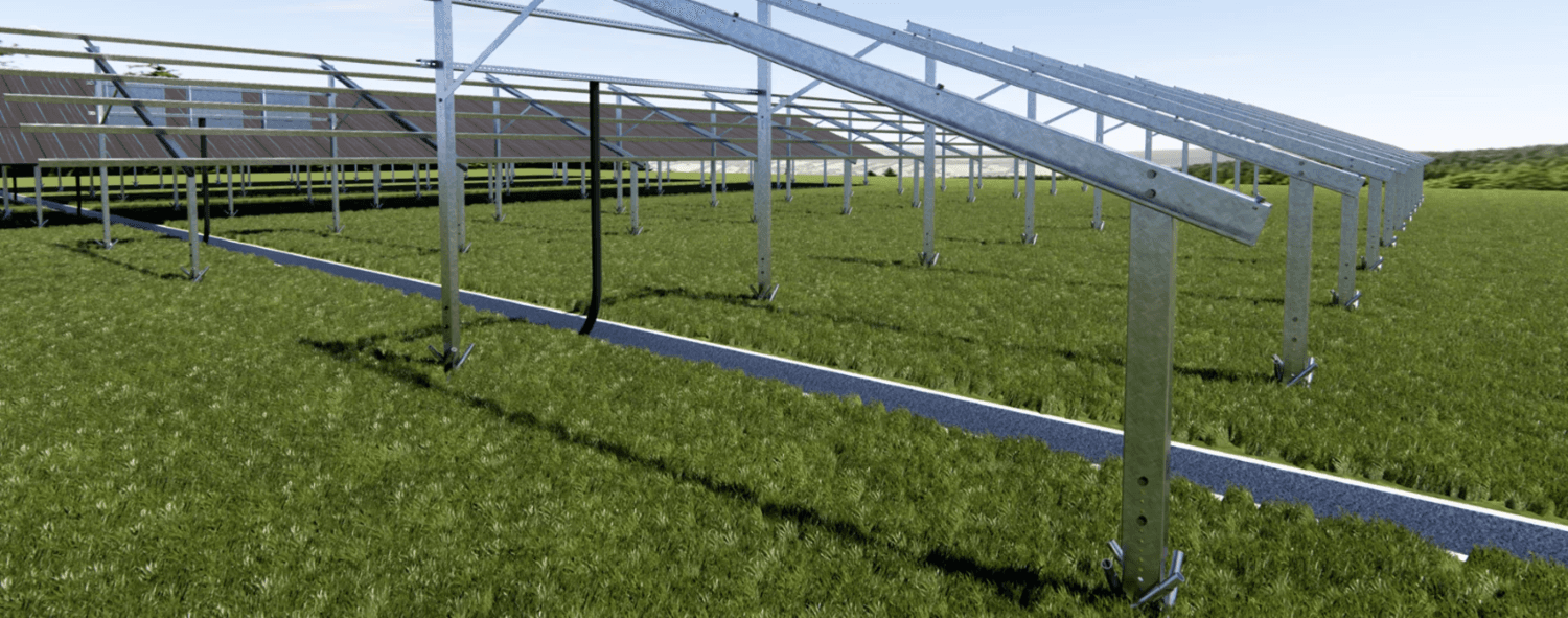 Ground Mounted Root system
