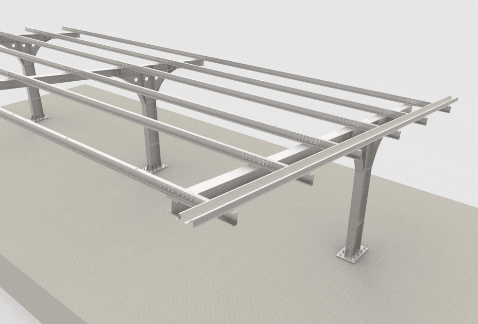 Single Post Solar Carport Mount