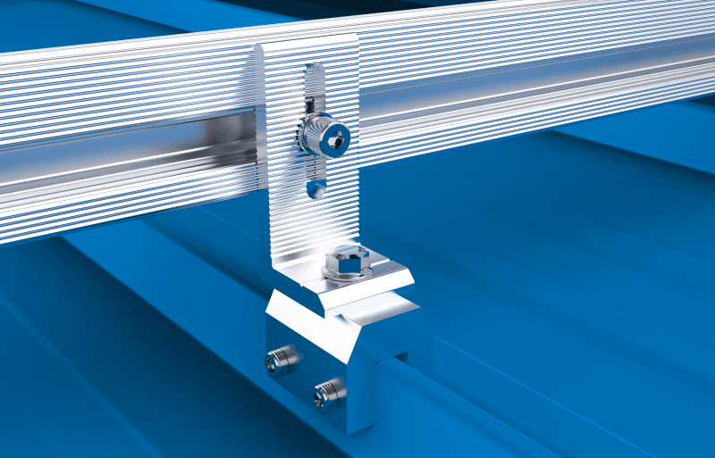 TonKor TSR-6 Standing Seam Metal Roof Solar Mou...