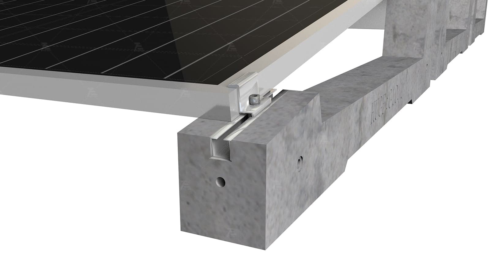 Ballast Support for Flat Surface