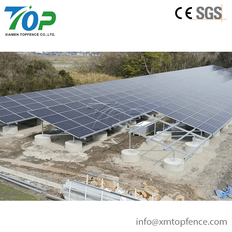 Concrete Foundation Solar Ground Mount