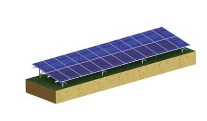 Ground Screw Foundation - Aluminium Ground Mou...