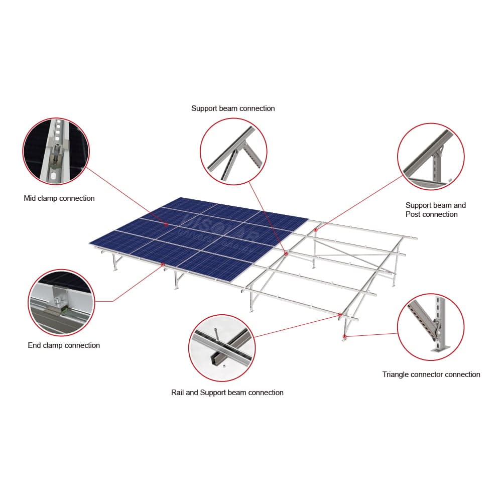 ST6 Solar Steel Ground Mounting