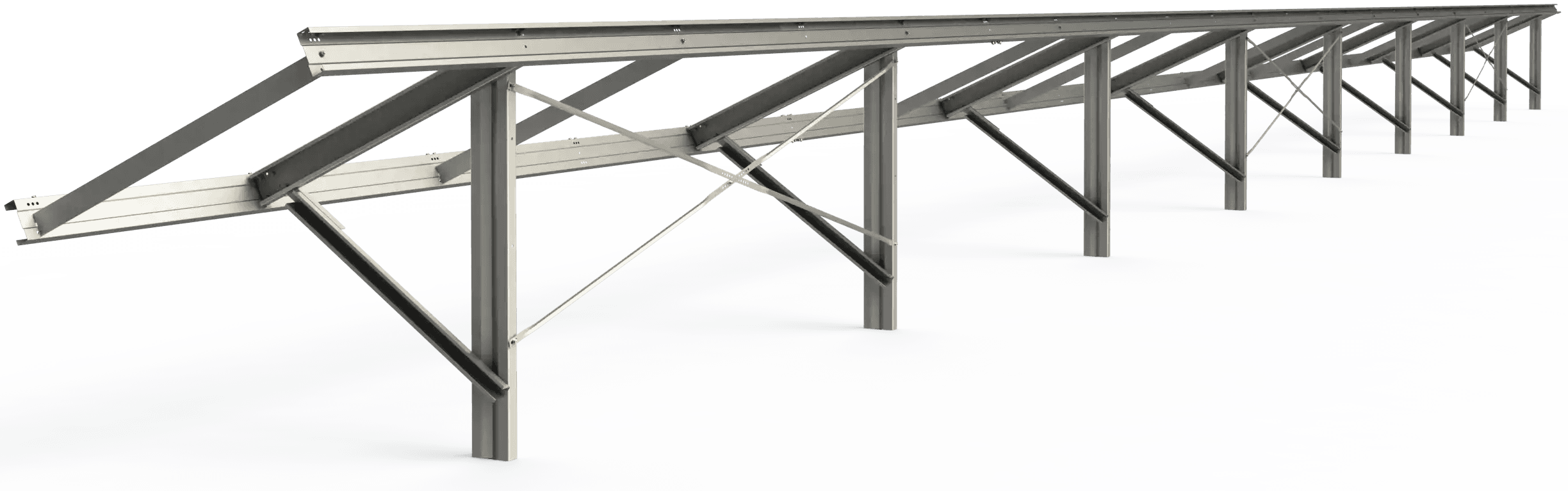 F5 Single Pole Fixed PV mounting System