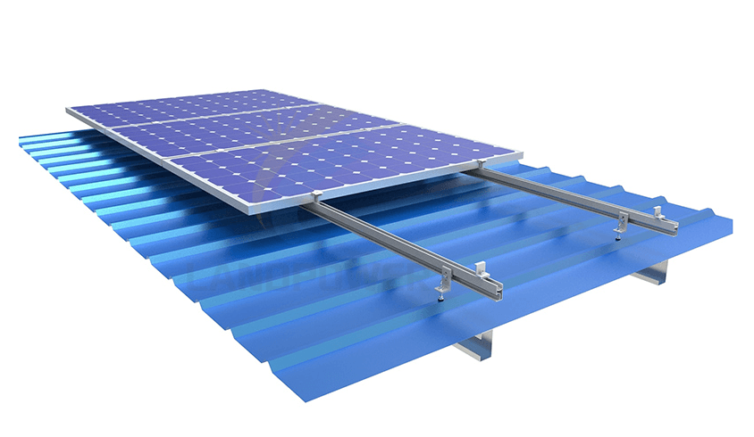 Trapezoidal Roof Hanger Bolt and L Feet Solar M...