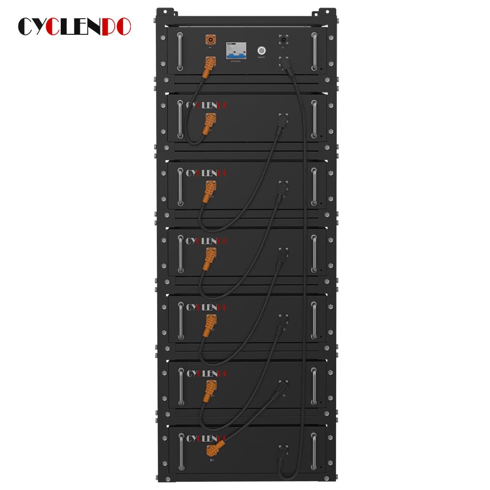 High voltage 288v rack module battery