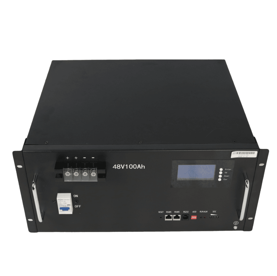 5.12Kwh 48V LiFePO4 Rack Mounted battery